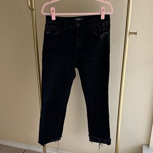 Just Black Women's Straight Leg Jeans - Black